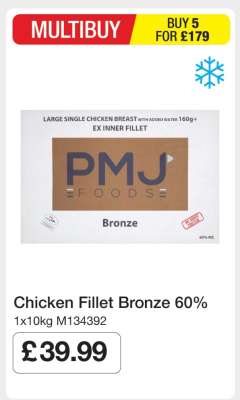 Chicken Fillet Bronze 60%