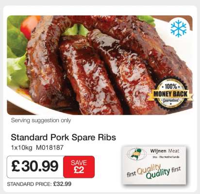 Standard Pork Spare Ribs