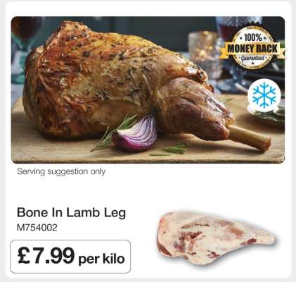 Bone In Lamb Leg