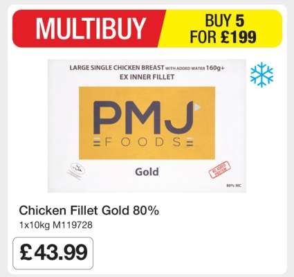 Chicken Fillet Gold 80%