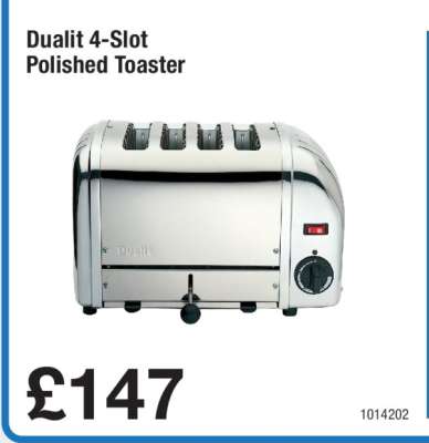 Dualit 4 Slot Polished Toaster