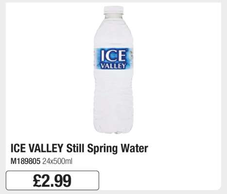 Ice Valley Still Spring Water