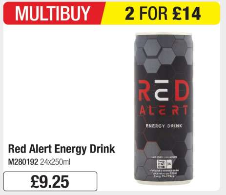 Red Alert Energy Drink