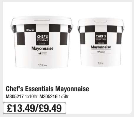 Chef’s Essentials Mayonnaise