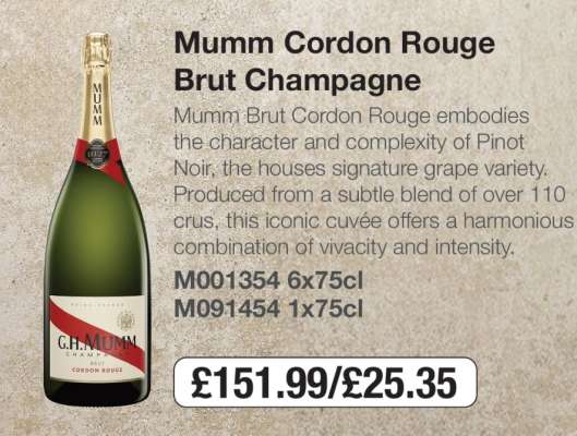 Mumm Cordon Rouge Brut Champagne