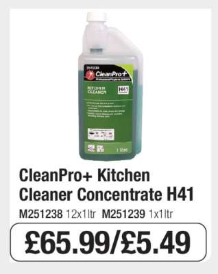 CleanPro+ Kitchen Cleaner Concentrate H41