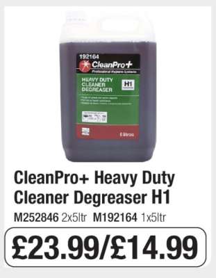 CleanPro+ Heavy Duty Cleaner Degreaser H1