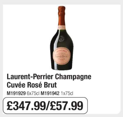 Laurent-Perrier Champagne Cuvée Rosé Brut