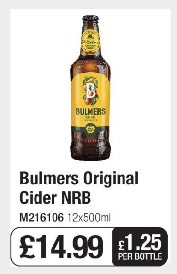 Bulmers Original Cider NRB