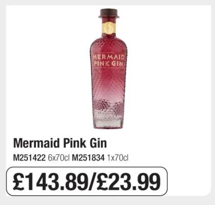 Mermaid Pink Gin