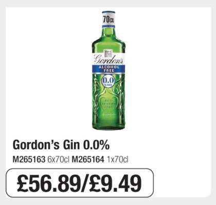 Gordon’s Gin 0.0%