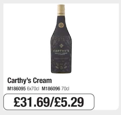 Carthy’s Cream