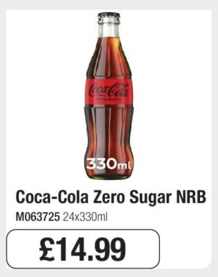 Coca-Cola Zero Sugar NRB