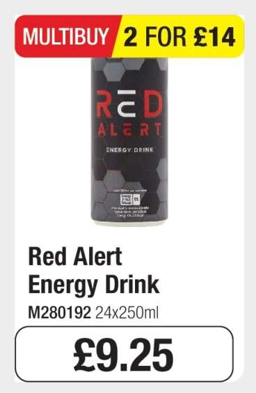 Red Alert Energy Drink