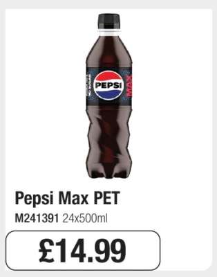 Pepsi Max PET