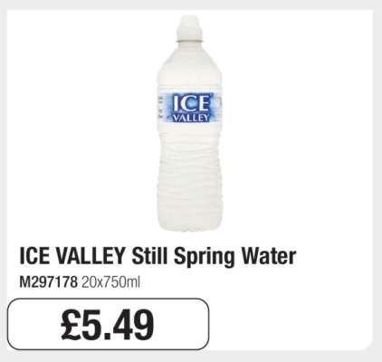Ice Valley Still Spring Water