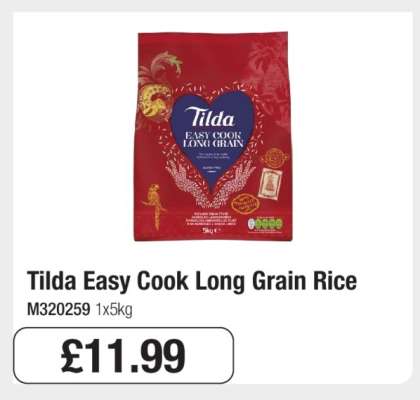 Tilda Easy Cook Long Grain Rice