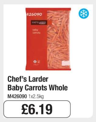 Chef’s Larder Baby Carrots Whole