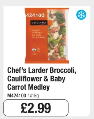 Chef’s Larder Broccoli, Cauliflower & Baby Carrot Medley
