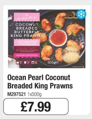 Ocean Pearl Coconut Breaded King Prawns