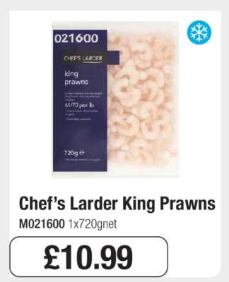 Chef’s Larder King Prawns