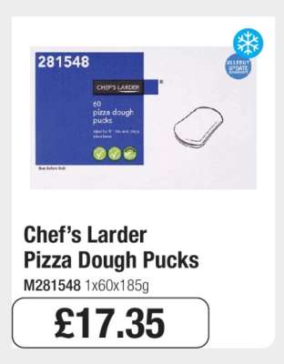 Chef’s Larder Pizza Dough Pucks