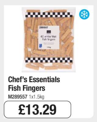 Chef’s Essentials Fish Fingers