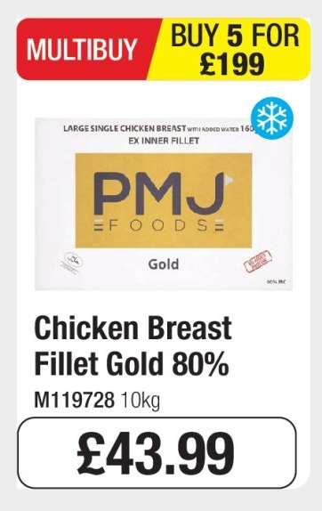 Chicken Breast Fillet Gold 80%