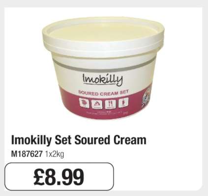 Imokilly Set Soured Cream