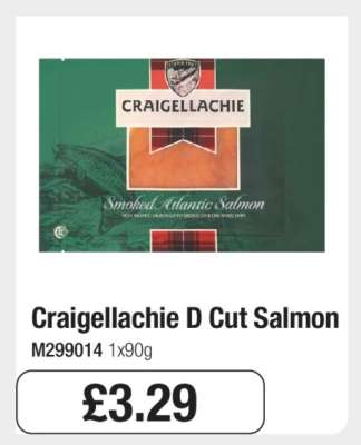Craigellachie D Cut Salmon