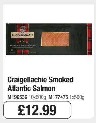 Craigellachie Smoked Atlantic Salmon