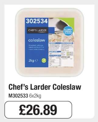 Chef’s Larder Coleslaw