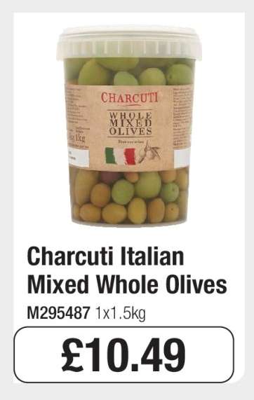 Charcuti Italian Mixed Whole Olives