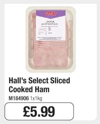Hall’s Select Sliced Cooked Ham