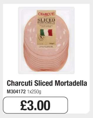 Charcuti Sliced Mortadella