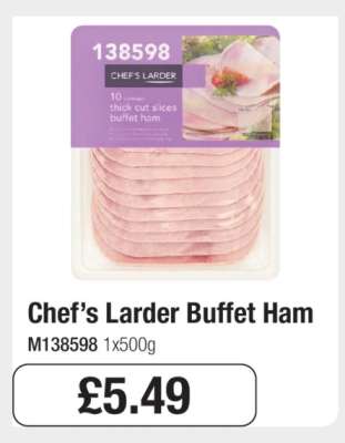 Chef’s Larder Buffet Ham