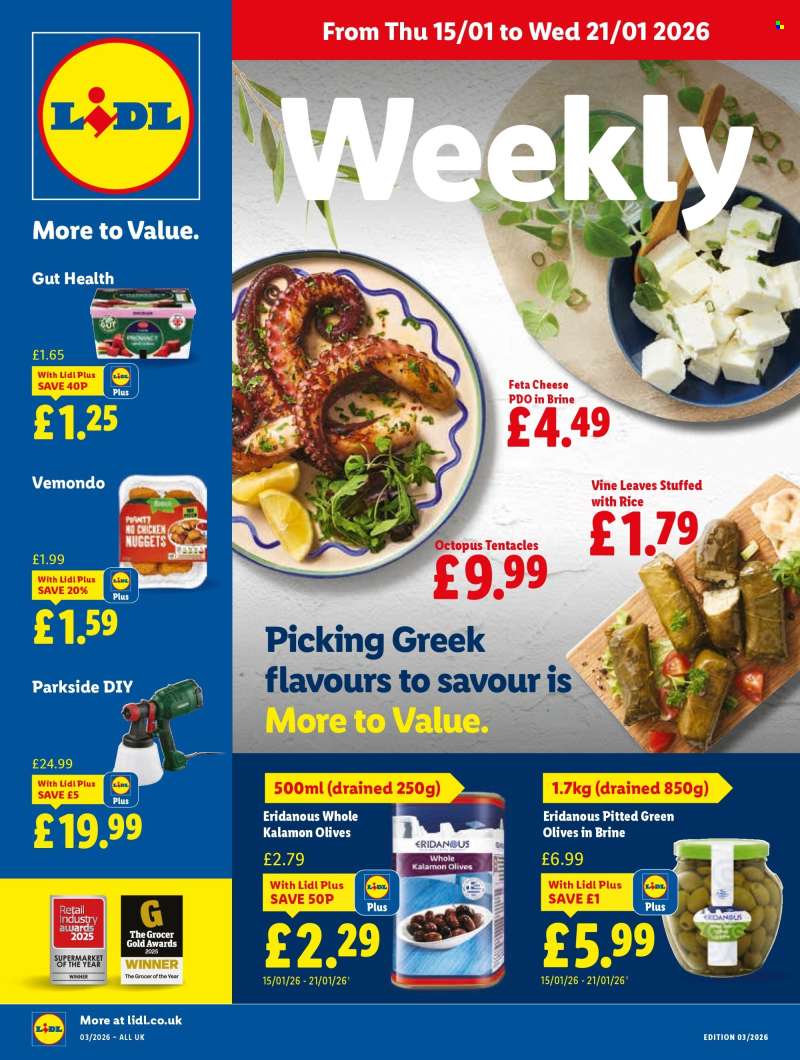 Lidl offer  - 15/01/2026 - 21/01/2026.