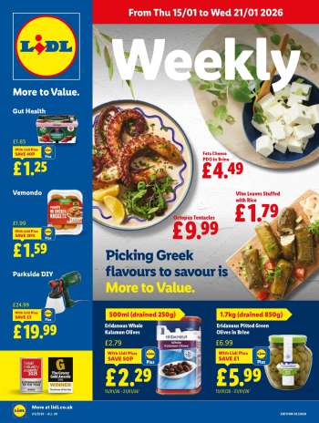 Lidl offer  - 15/01/2026 - 21/01/2026.