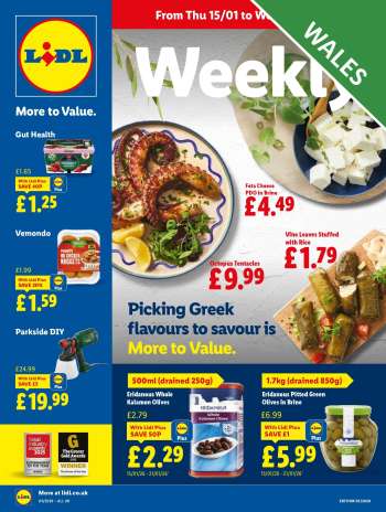 Lidl offer  - 15/01/2026 - 21/01/2026.
