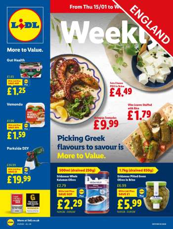 Lidl offer  - 15/01/2026 - 21/01/2026.