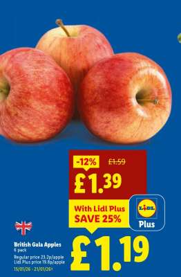 British Gala Apples