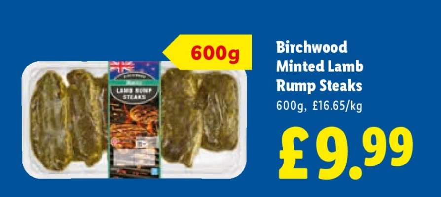 Birchwood Minted Lamb Rump Steaks