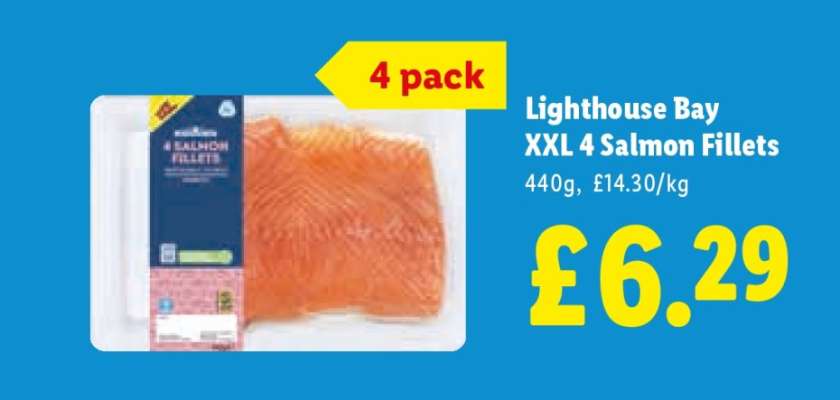 Lighthouse Bay XXL 4 Salmon Fillets