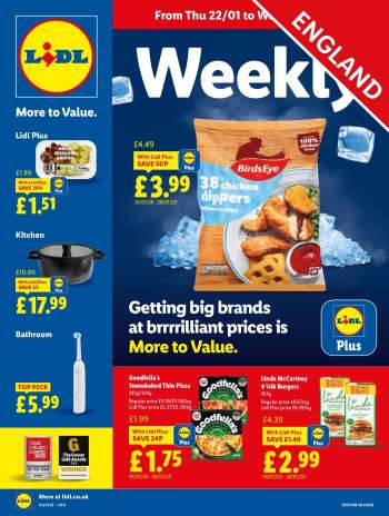 Lidl offer  - 22/01/2026 - 28/01/2026.