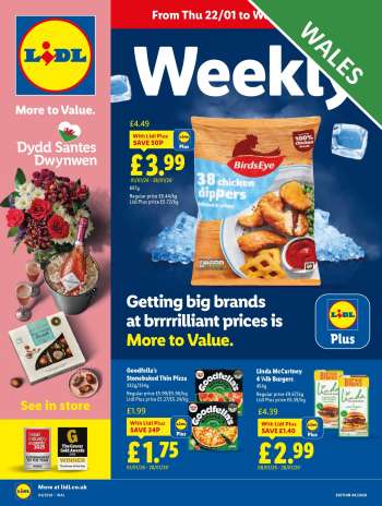 Lidl offer  - 22/01/2026 - 28/01/2026.