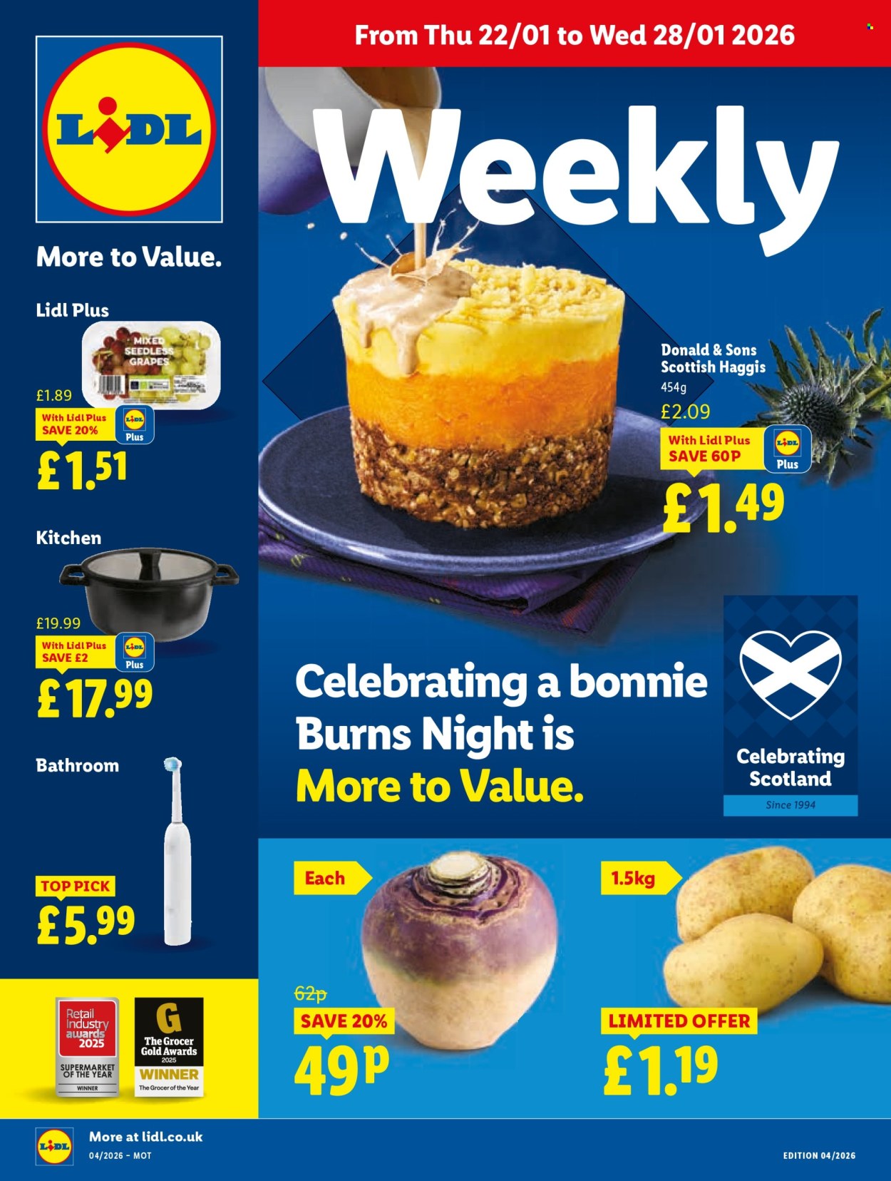 Lidl offer - 22/01/2026 - 28/01/2026. Page 1