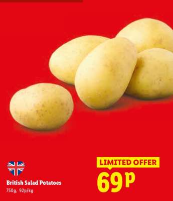 British Salad Potatoes
