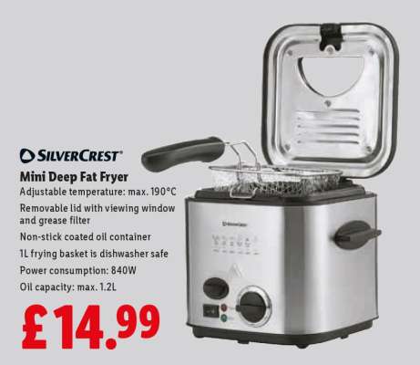 SilverCrest Mini Deep Fat Fryer
