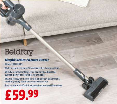 Beldray Airapid Cordless Vacuum Cleaner