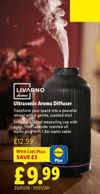 LIVARNO home Ultrasonic Aroma Diffuser